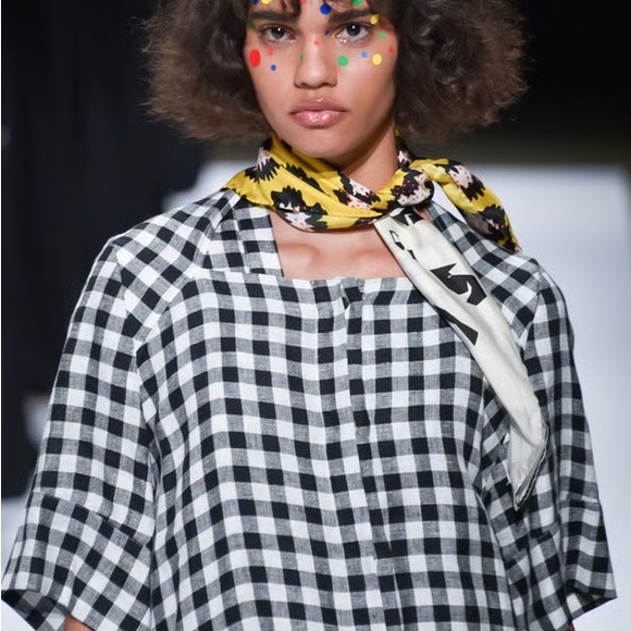 HENRIK VIBSKOV Checkered Flip Shirt in Black/White Size XS - Picture 6 of 15